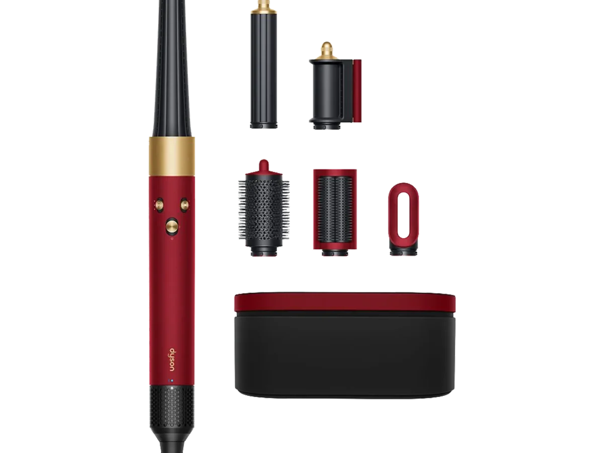 Dyson Airwrap i.d.™ Multi-Styler and Dryer – Straight+Wavy (Red velvet/Gold)